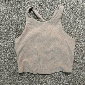 Beyond yoga crop top built in bra size L